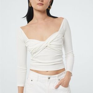 ❌SOLD❌The Line by K Stevie Top White